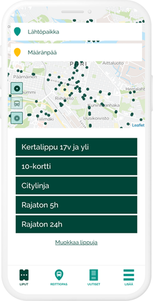 kyyti likel mobiilisovellus